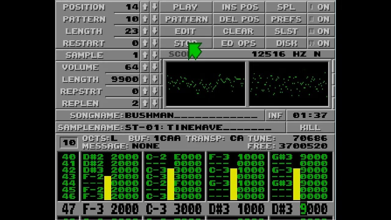 Atari ST Protracker Mods - Bushman