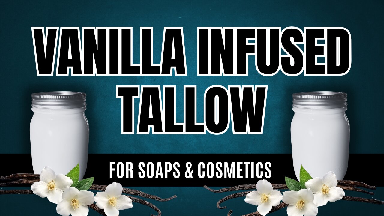 Vanilla Infused Tallow For Soap And Cosmetics