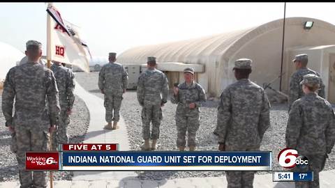 Kokomo-based Indiana National Guard unit being deployed to Kuwait