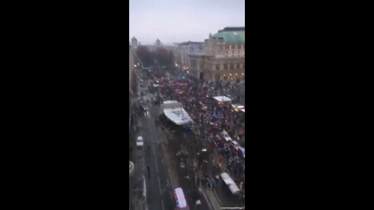 Austria yesterday Largest protests in the Country's entire history