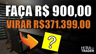 🔵 RENDA PASSIVA: COMO TRANSFORMAR R$900,00 EM R$371.399,00 INVESTINDO NA BOLSA DE VALORES?