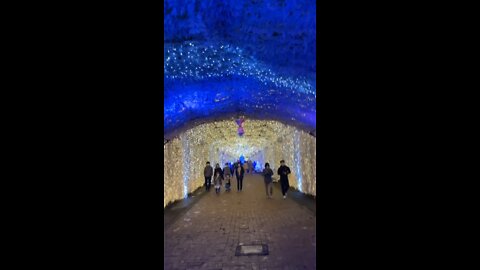 Illumination cave Japan