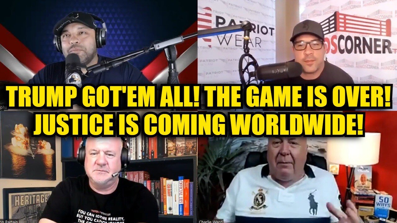 David Nino Rodriguez & Charlie Ward: Trump Got'em All! The Game Is Over! Justice is Coming Worldwide!