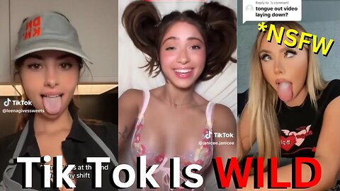 New Tik Tok Trend Tongue Out Challenge Shows Why This App Should Be 18+