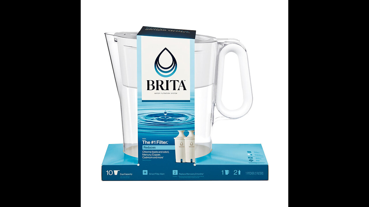 Brita Space Saver Water Filter Pitcher