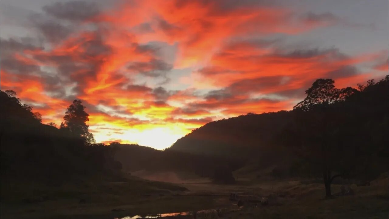 Good morning from down under. Second day without rain