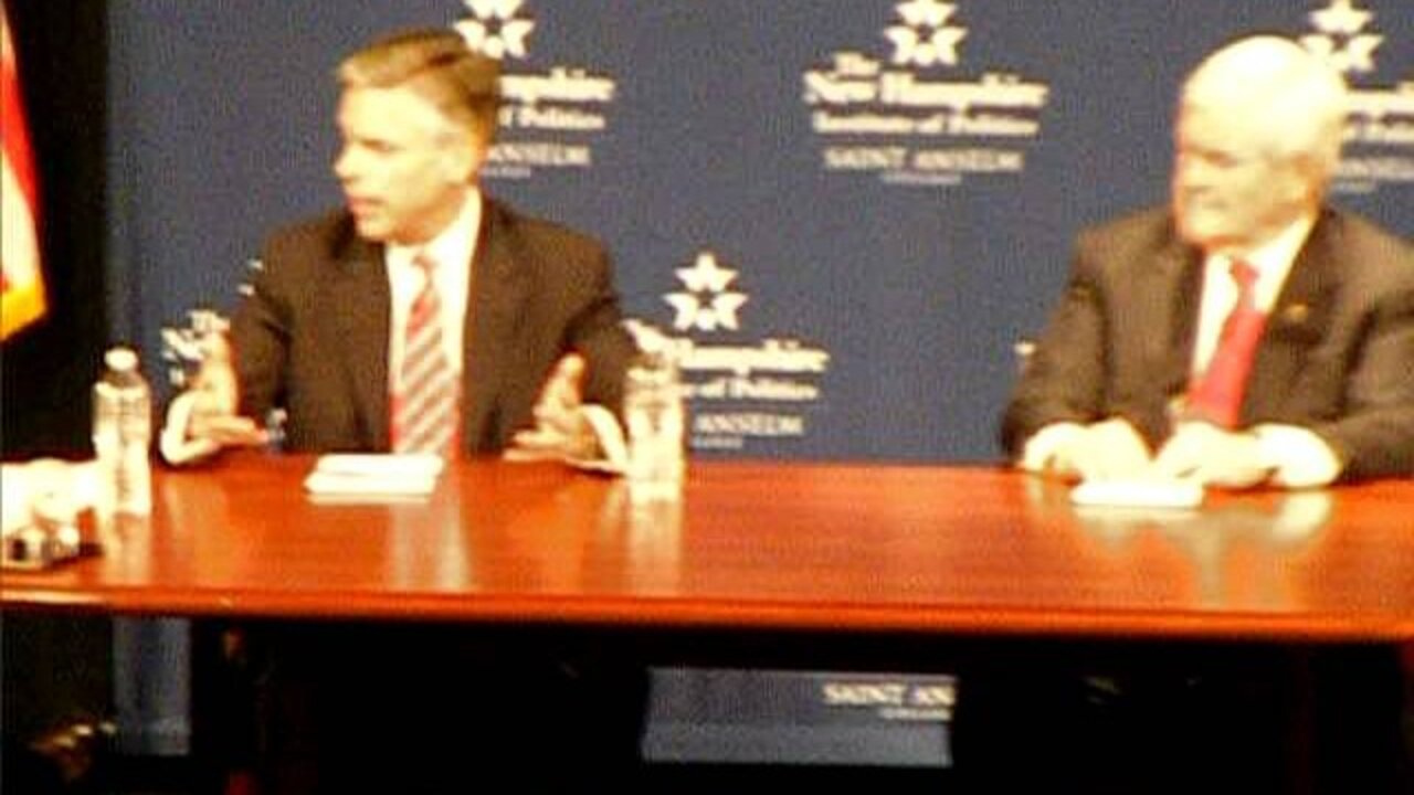 Governor Huntsman on Iran and Nukes at St Anselm.AVI