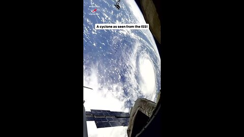 Cyclone as seen from the ISS!