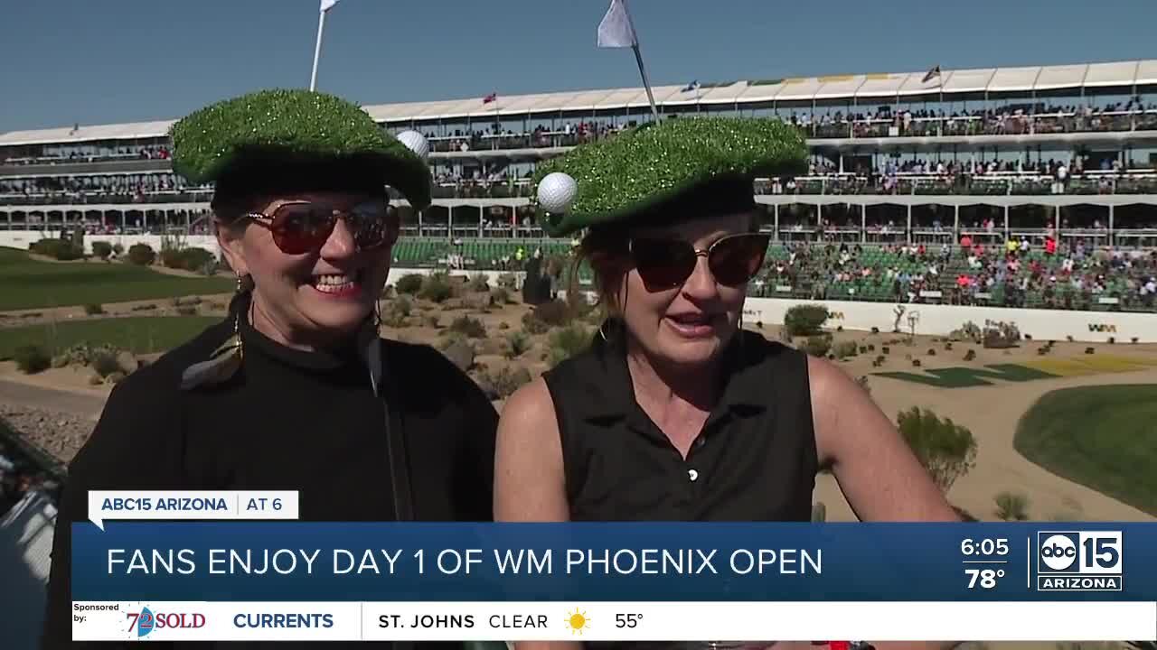 Fans enjoying day 1 of 2022 WM Phoenix Open