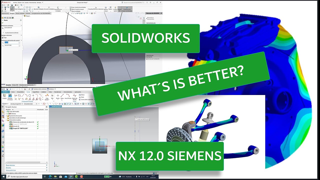 Solidworks vs NX Siemens