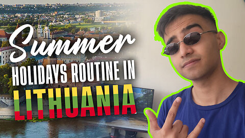 My First Vlog | Pakistani Student In Lithuania | Europe | Summer Routine | ALI MEHDI