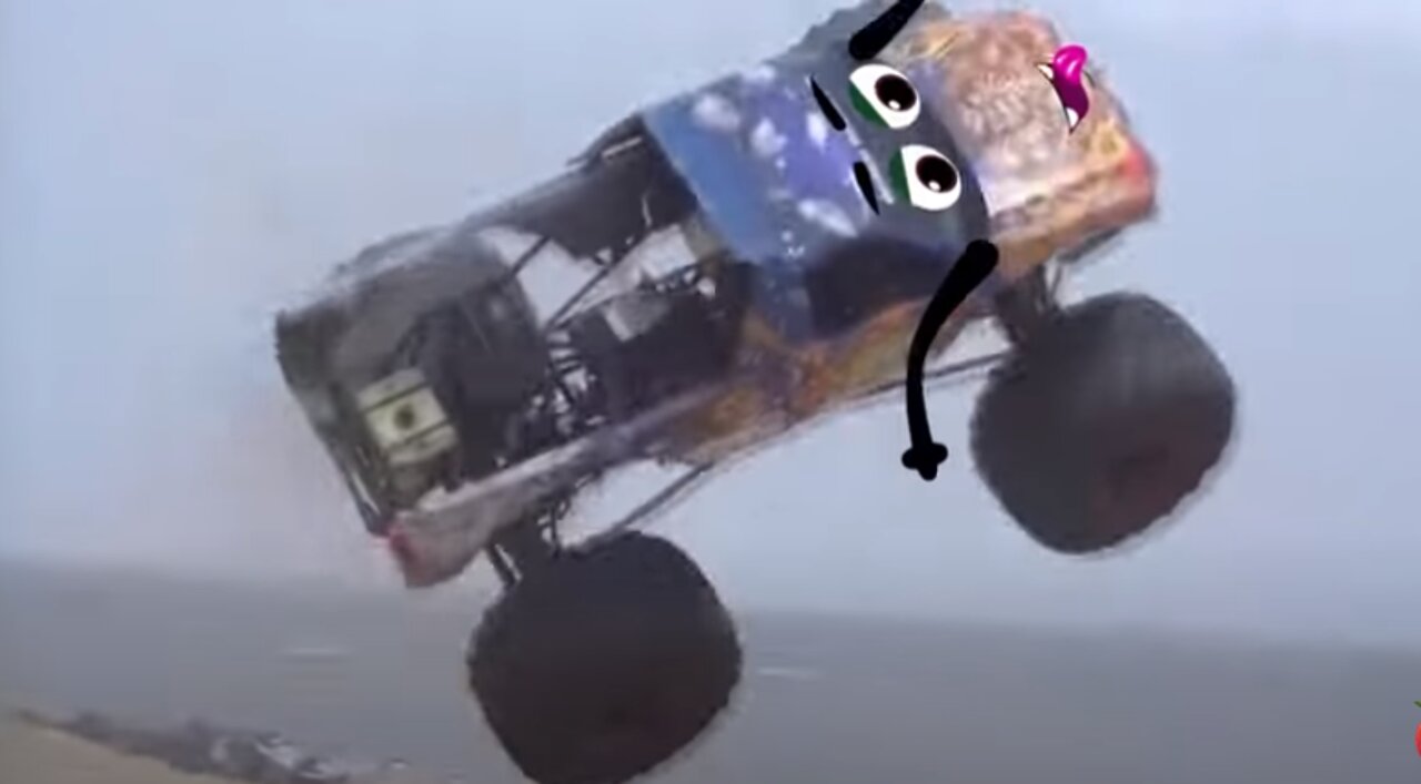 Extremely Biggest Monster Truck vs Cars - Loss of Control Car Crashes