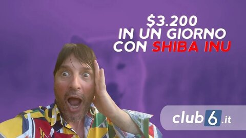 GUADAGNARE 3200 EURO IN UN GIORNO CON SHIBA INU