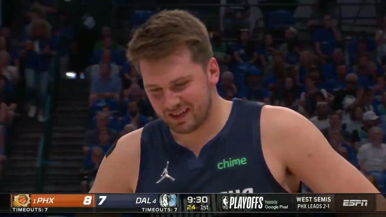 Luka Doncic's Insulting Laugh at Refs For Ridiculous Tech. Foul... " You Don't Know your Job Man"