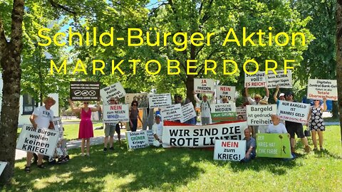 Schild-Bürger Aktion in Marktoberdorf am 15. Juli 2023 von 11 bis 13 Uhr