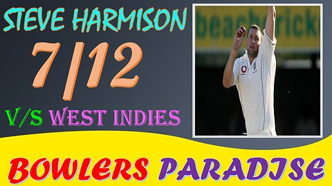 Steve Harmison Best Bowling In Test - Bowlers Paradise - #bowling #bestbowling