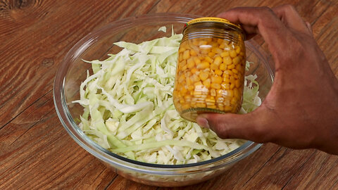 Don't make cabbage until you see this! different and super delicious