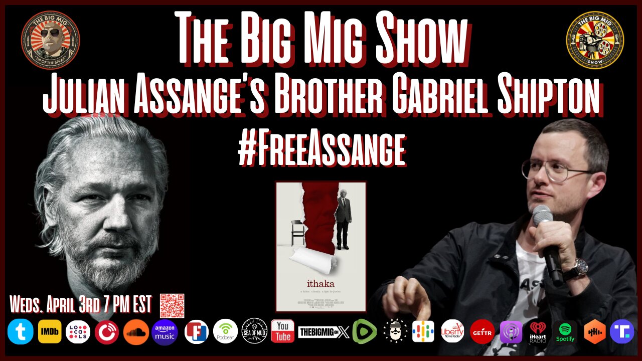 Julian Assange's fight against the darkness w/ his brother Gabriel Shipton