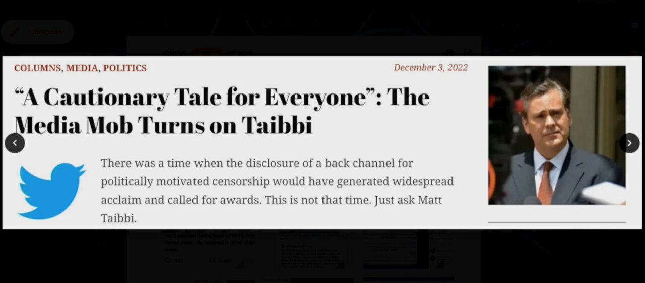 Matt Taibbi Told The Truth, So He's Being Treated Like Doctors Who Have Told The Truth