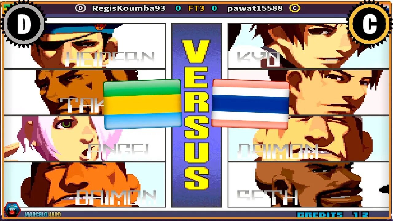 The King of Fighters 2001 (RegisKoumba93 Vs. pawat15588) [Gabon Vs. Thailand]