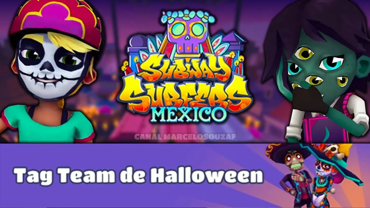 Tag Team de Halloween do Subway Surfers Mexico 2021