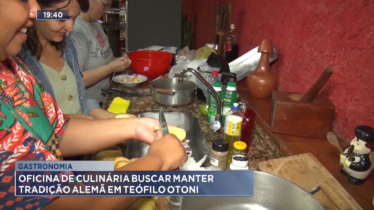 Gastronomia: Oficina de Culinária busca manter tradição alemã em Teófilo Otoni.