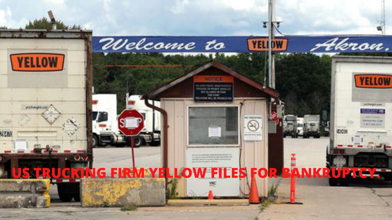 Yellow Trucking Company Files For Bankruptcy. #news