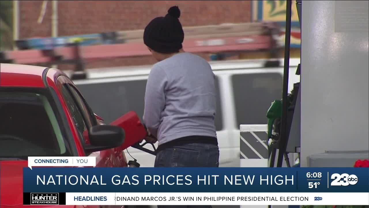 National gas prices hit new high