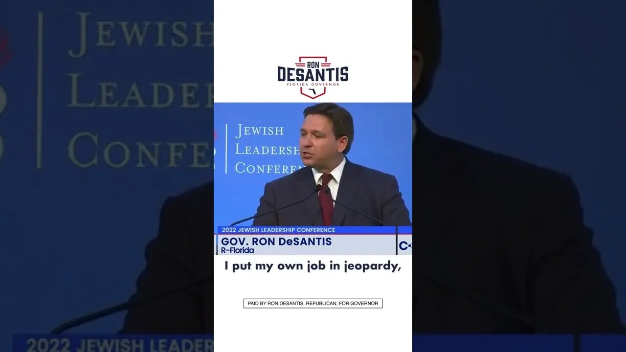 DeSantis speaks on being a good leader