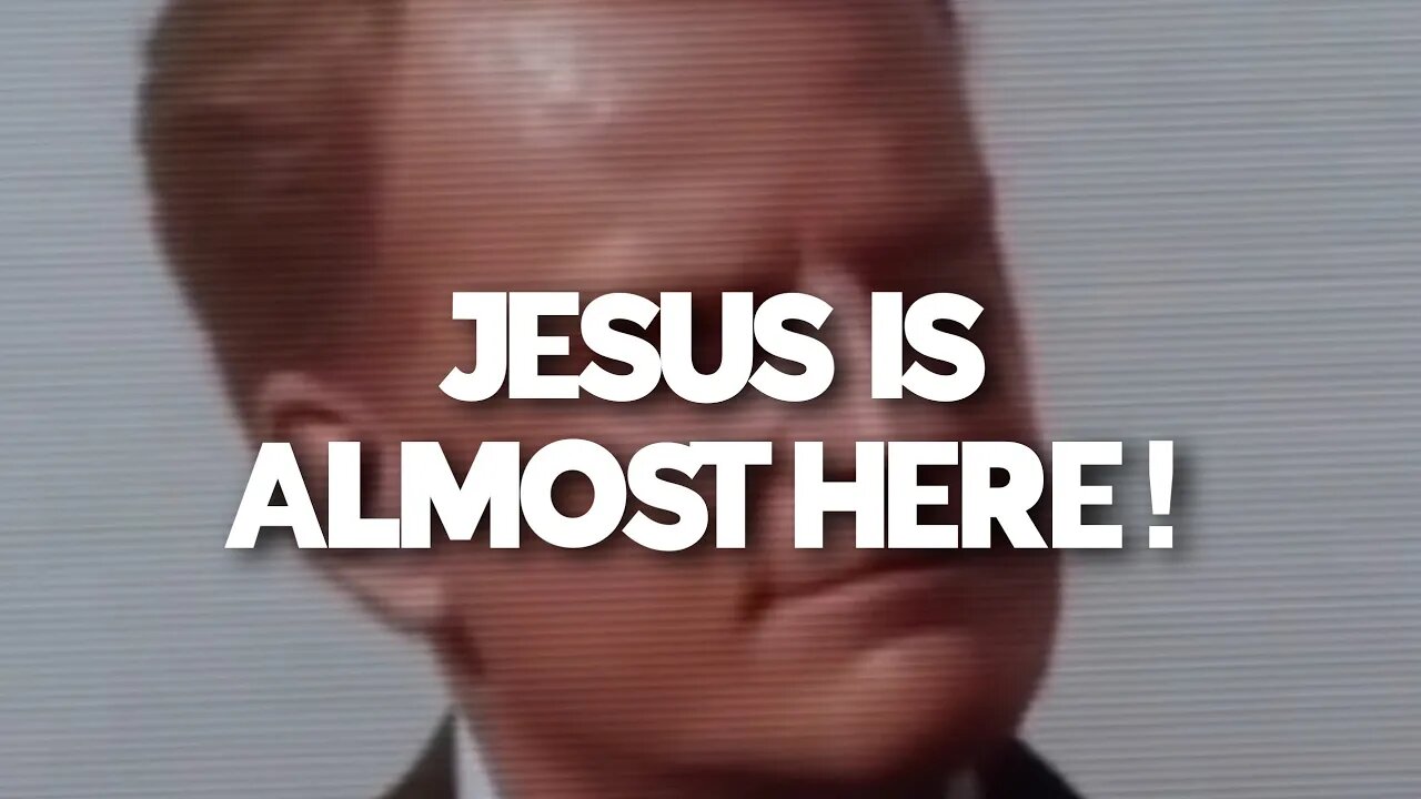 Jesus is coming soon!