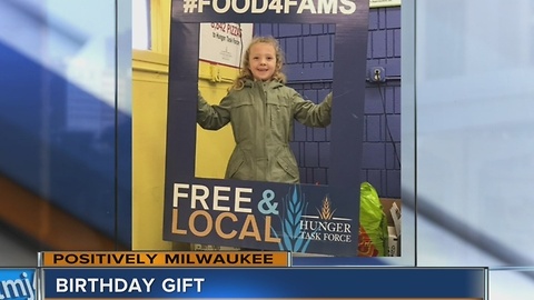 Local 7-year-old uses birthday to help less fortunate