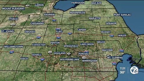 Colder tonight with snow showers northeast