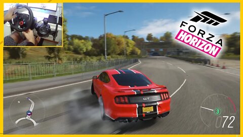 FH4 - FORD MUSTANG GT V10 - Forza Horizon 4 Gameplay Realista / Logitech G29