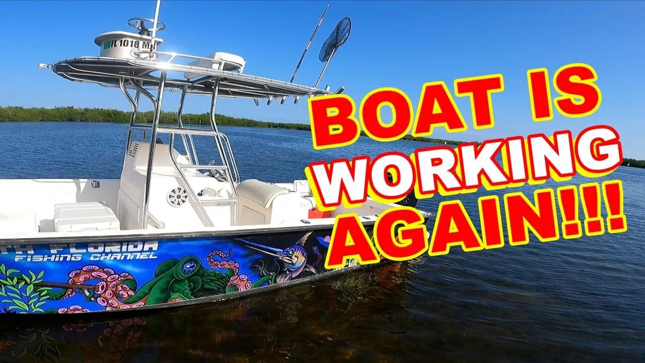 My boat is working again and take it FISHING