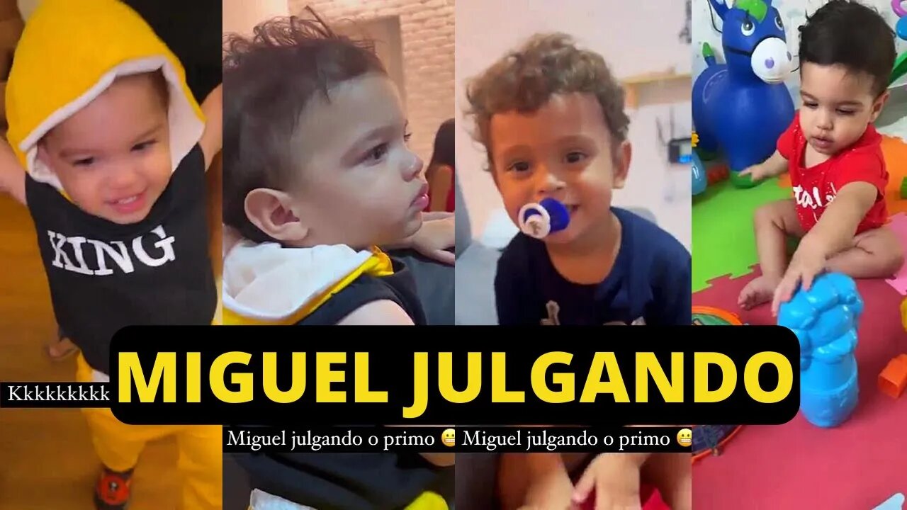 MIGUEL GANHOU UM ESPAÇO DE RECREAÇÃ0 QUE AGORA É O FAVORITO DELE E DE EMILY GARCIA