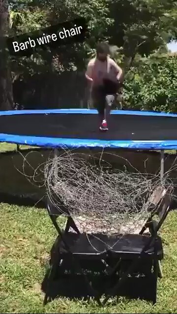 FAIL! Barbed Wire Landing