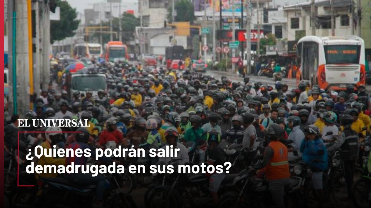 ¿Pueden ahora las motos salir en la madrugada?