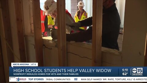 High school students help Valley widow