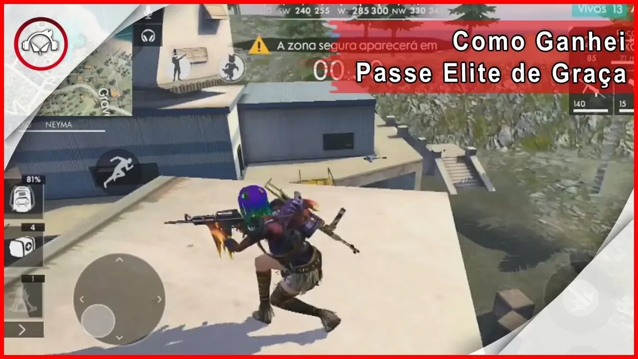 Free fire Como consegui Passe de Elite de Graça