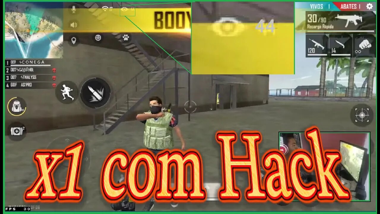 Caí com Hack na Ranqueada e Fiz BOOHYAH Sózinho!