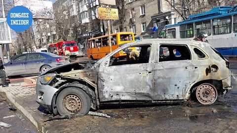 Un Tochka U de l'armée ukrainienne tue une vingtaine de civils à Donetsk - 14 mars 2022