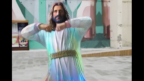 AI Jesus dancing: The Resurrection Tour - Breakdance (AI video)