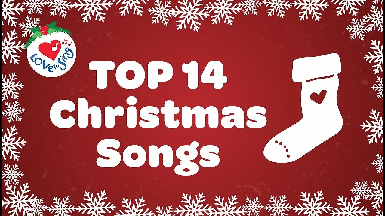 Top 14 Christmas Songs and Carols with Lyrics 🎅