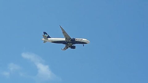 Airbus A320NEO PR-YYA na final antes de pousar em Fortaleza vindo de Campinas