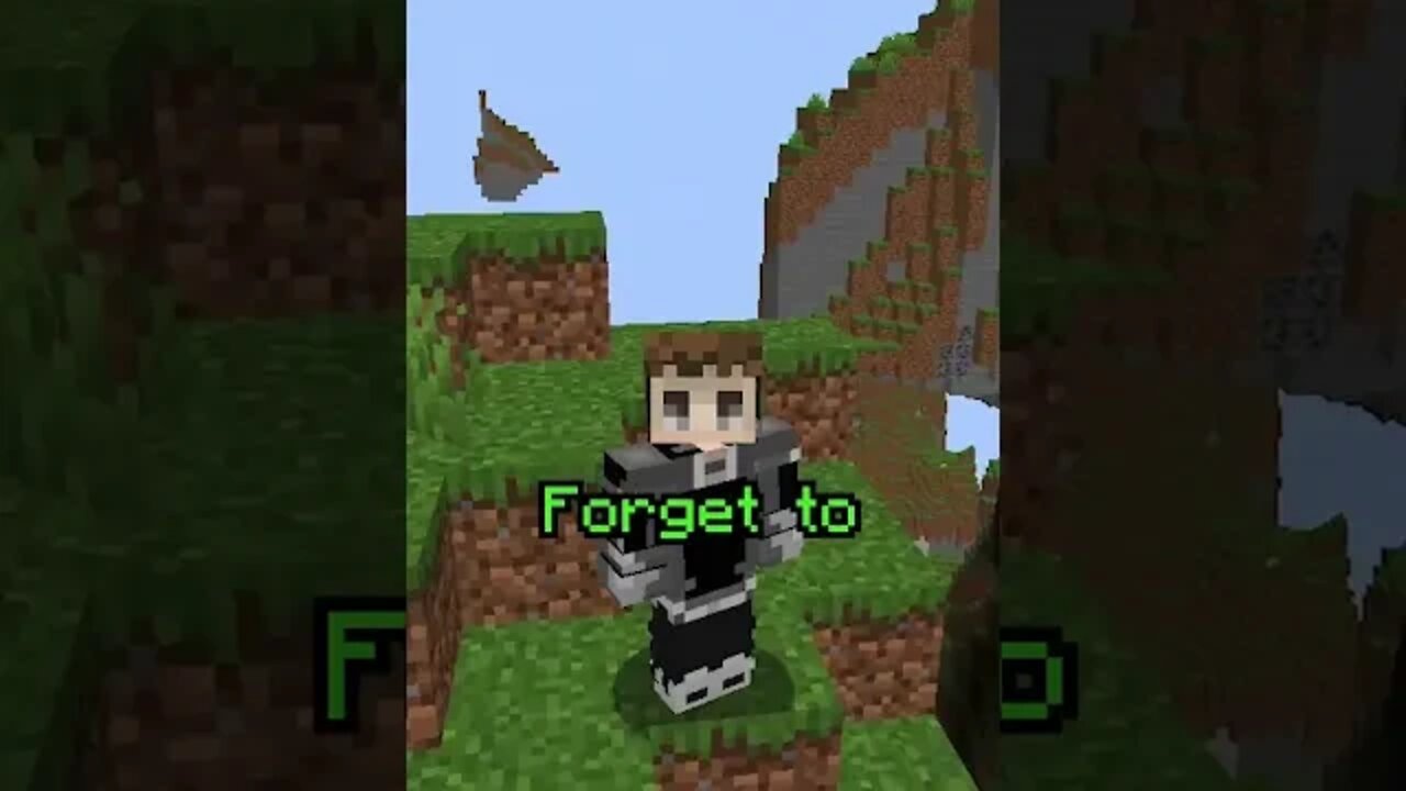 Minecraft but I'm on half a heart