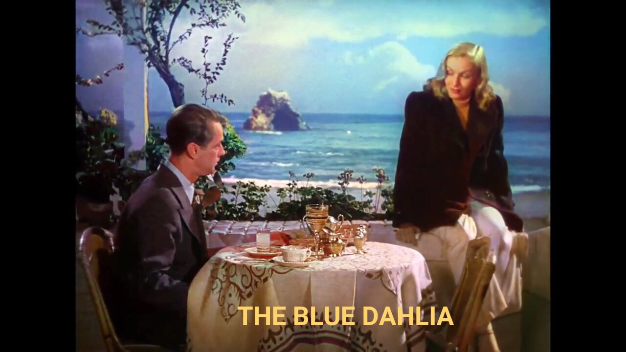 The Blue Dahlia Colorized