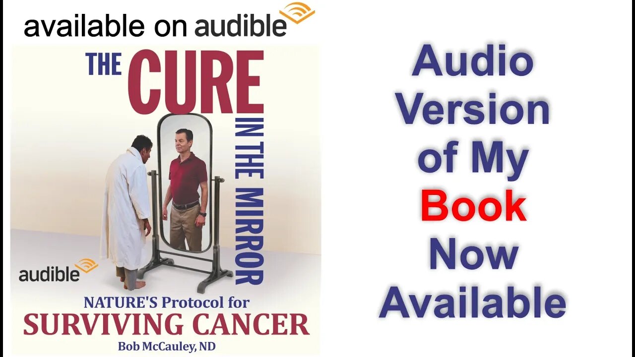 Audio version of my book - Cure in the Mirror - Available on Audible.