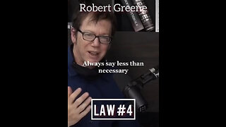 Always say less than necessary! Robert Greene