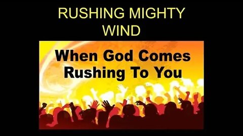 When God Comes Rushing To You by Dr Michael H Yeager