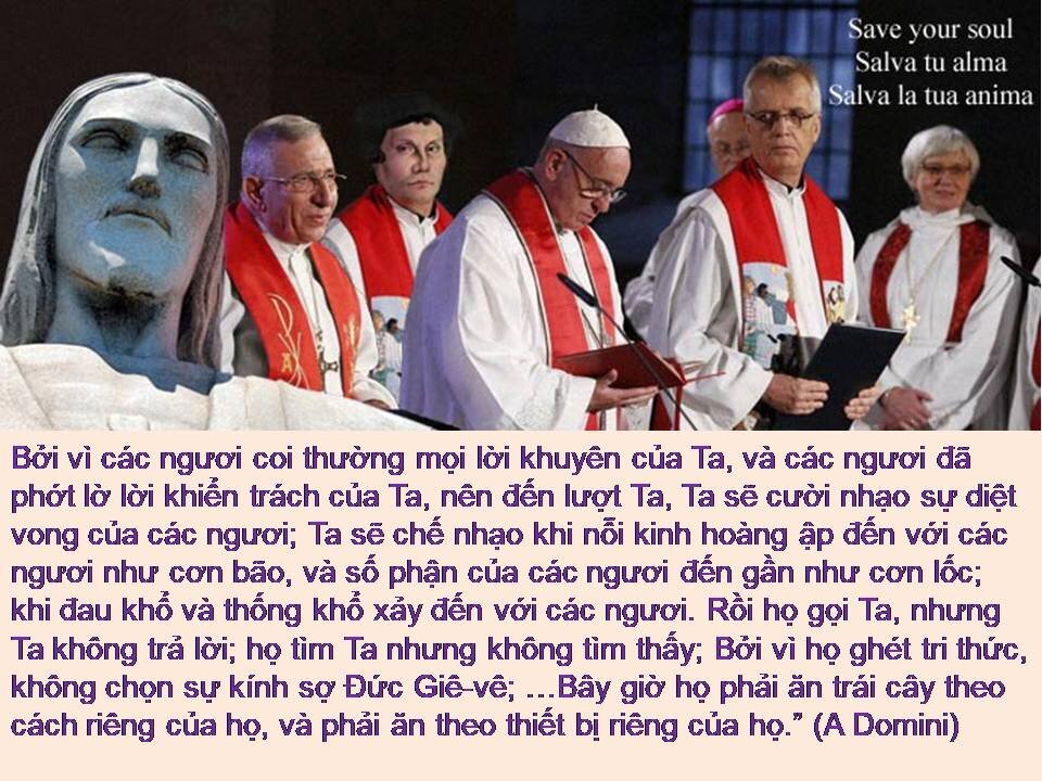 Đi Theo cái gọi là Giáo Hội Công Đồng, họ dần dần đi theo đạo Tin Lành mà không hề hay biết!